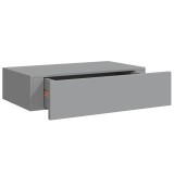 Cumpara ieftin Dulap de perete cu sertare, gri, 40x23,5x10 cm, MDF