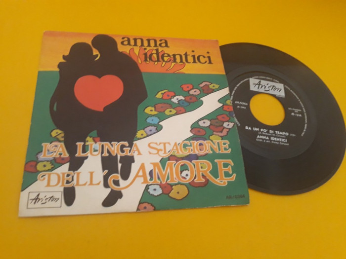 VINIL ANNA IDENTICI-LA LUNGA STAGIONE DELL&#039;AMORE 1970 DISC ARISTOM STARE FB