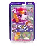 POLLY POCKET SET GENTUTA ANIMALUT PONEI LA RODEO CU ACCESORII, Mattel