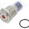 Intrerupator anti-vandalism, ON-(ON), &Oslash;16.2mm, BULGIN, MP0045/1E1RD220S