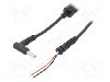 Cablu alimentare DC, cabluri, DC 4,5/3,0 mufa, negru, 1,2m, AKYGA - AK-SC-11