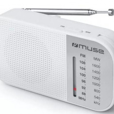 Radio Portabil Muse M-025 , FM/MW (Alb)