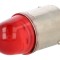 Lampă LED roşie 24V BA15S