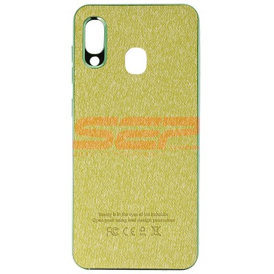 Toc TPU Leather Denim Samsung Galaxy A20 Green foto