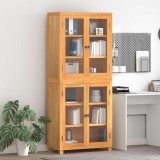 Cumpara ieftin Set de Mobilier pentru Depozitare cu raft cu usa 2 buc. natural