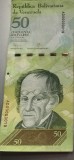 BNKSTR1 (Serie rara 0000) Venezuela - 50 Bol&iacute;vares (Bancnotă, Sim&oacute;n Rodr&iacute;guez), Ediția 23 Iunie 2015