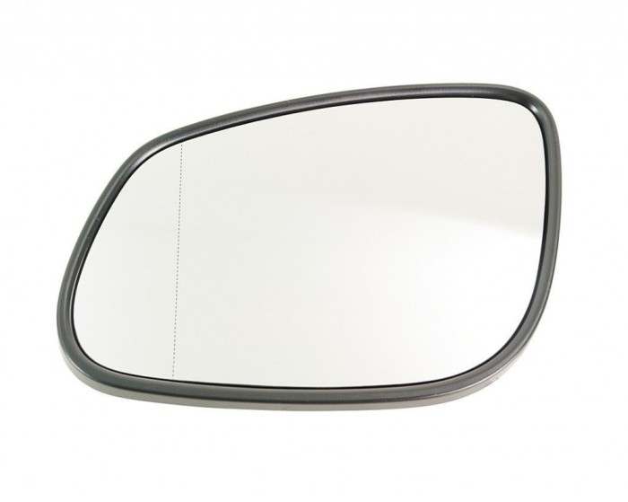 Geam oglinda PORSCHE CAYENNE (955/9PA), 09.2002-2006, partea stanga, incalzit; sticla asferica; geam cromat