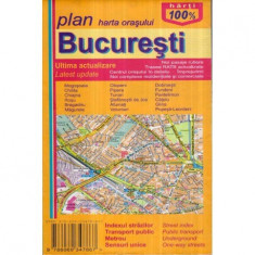 Harta orasului Bucuresti scara 1:20 000 foto