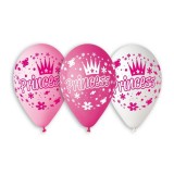Set 5 baloane Premium Princess 30 cm