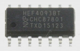 HEF4093BT 4000 LOCMOS, SMD, SOIC14 HEF4093BT,652 Circuit Integrat NXP