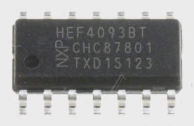 HEF4093BT 4000 LOCMOS, SMD, SOIC14 HEF4093BT,652 Circuit Integrat NXP foto