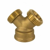 Fiting Alamă Y 3/4 Zoll, Racord Filetat pentru Instalații Sanitare și de &Icirc;ncălzire