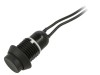 Comutator Apasare C&amp;K SPST-NO IP67, 2 pozitii, Montare Panou, Buton Negru