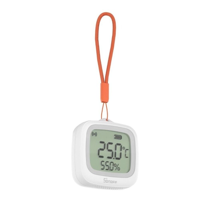 Senzor Temperatura si Umiditate SONOFF SNZB-02WD, Zigbee 3.0, IP65, cu Display LCD