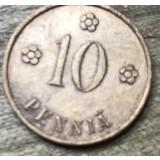 MNDSTR053 Finlanda (curatata) 10 Pennia 1939