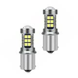 Set 2 x Becuri auto LED, 1156, 21W/bec, 27LED, 12/24V, 6500K