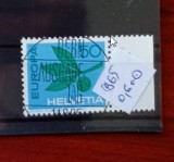 TS21 - Timbre serie - Elvetia - Helvetia 1965, Stampilat