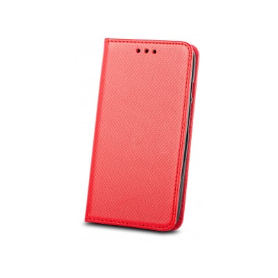 Husa Piele OEM Smart Magnet pentru Samsung Galaxy A20e, Rosie foto