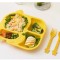 Set platou si tacamuri pentru bebe - Duck