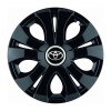 Set 4 Capace Roti Top Negru R16, Compatibil Cu Toyota, Autohelix MSA