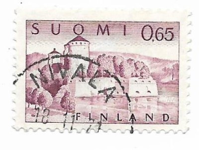 Finlanda - Noi timbre zilnice, 1967 - valoare obliterata foto