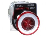 Comutator apăsare 30mm 2SPDT IP66