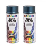 Cumpara ieftin Pachet 2 x Vopsea spray auto Logan Bleu Mineral metalizata Dupli Color 350 ml