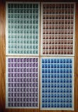 Cumpara ieftin RO 1953 ,LP 345 , &quot; Uzuale - arta pop. rom. &quot;, 4 coli de 100 , lipsa 1L ,stamp.