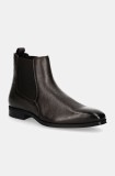 BOSS ghete chelsea de piele Theon barbati, culoarea maro, 50529228