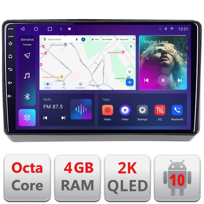 Navigatie Dodge Challenger 2015-2021 Android ecran Qled 2K Octa core 4+32 KIT-dart+EDT-E409-2K CarStore Technology