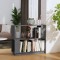 vidaXL Bibliotecă/Separator cameră, gri, 80x25x70 cm lemn masiv pin 814051