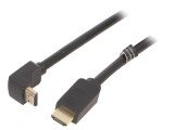 Cablu HDMI 2.0 3m Negru 270&deg;