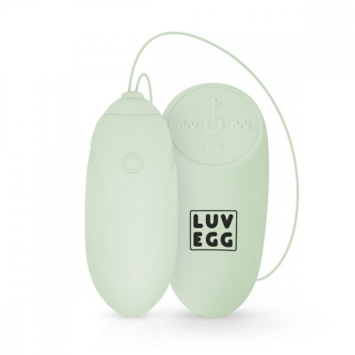 Ou Vibrator LUV EGG, Remote Control, 10 Moduri Vibratii, 4 Intensitati, Silicon, USB, Verde foto