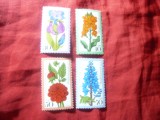 Serie Berlin 1976 - Flori , 4 valori