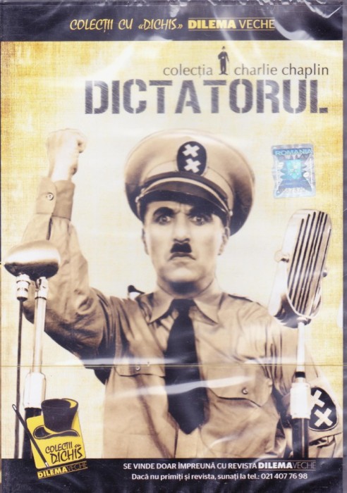 DVD Film de colectie: Dictatorul ( colectia Chaplin - SIGILAT - vezi descriere )