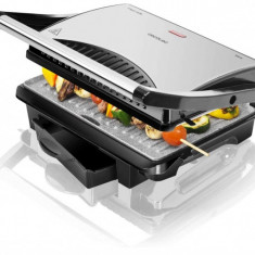 Gratar electric Cecotec Rock nGrill 1000 W, Otel Negru - RESIGILAT