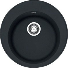 Chiuveta bucatarie fragranite Franke ROG 610, adancime cuva 18.5 cm, 51 cm, Negru