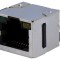 Soclu RJ45 Cat 5 Ecranat cu LED 8p8c THT