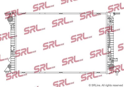 Radiator Porsche Macan 13-, motor: 3.6 V6 T, intrare/iesire conectare rapida, 720x468x36, SRLine, Aluminiu/ Plastic brazat, 95B121251; 95B121251A foto