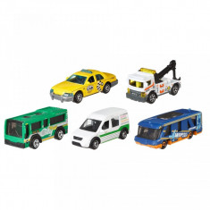 Set 5 masinute metalice Matchbox Metro Transit foto