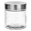 Borcan Sticla 800ml cu Capac Metalic, Transparent - Depozitare Bucatarie, Alimente, Condimente