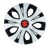 Set 4 Capace Roti Top Gri-Negru R16, Compatibil Cu Suzuki, Autohelix MSA
