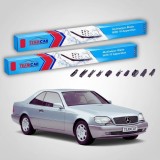 Cumpara ieftin Ștergătoare Mercedes-Benz Clasa S Coupe C140 1992-1999 | Set Față Flat &ndash; TeamCar&reg;