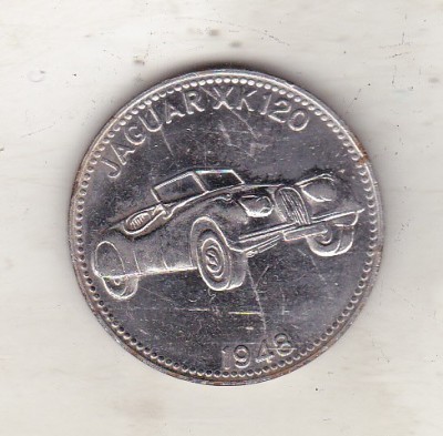 bnk jt Automobile - Jaguar XK 120 - jeton Shell foto
