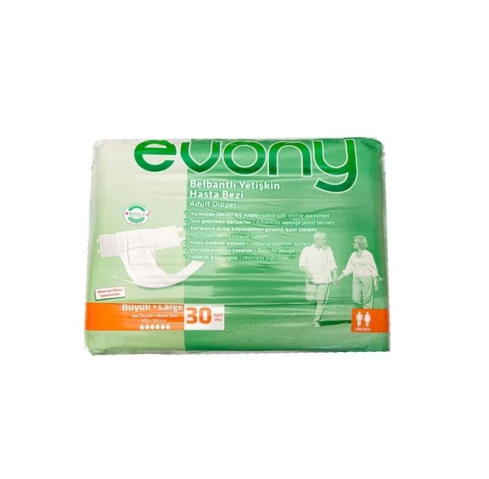 Evony Scutece Adulti 30 buc, M