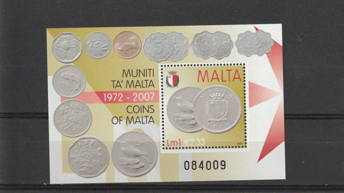 Numismatica ,monede ,Malta .