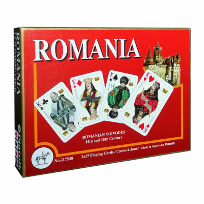 Carti de joc Romania, 2 buc/set Piatnik foto