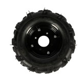 Roata completa motocultor Micul Fermier 4.00-8 (anvelopa agricola + janta)