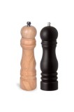Cumpara ieftin Set 2 r&acirc;șnițe, sare și piper, lemn, maro, negru, 18 cm