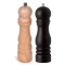 Set 2 r&acirc;șnițe, sare și piper, lemn, maro, negru, 18 cm